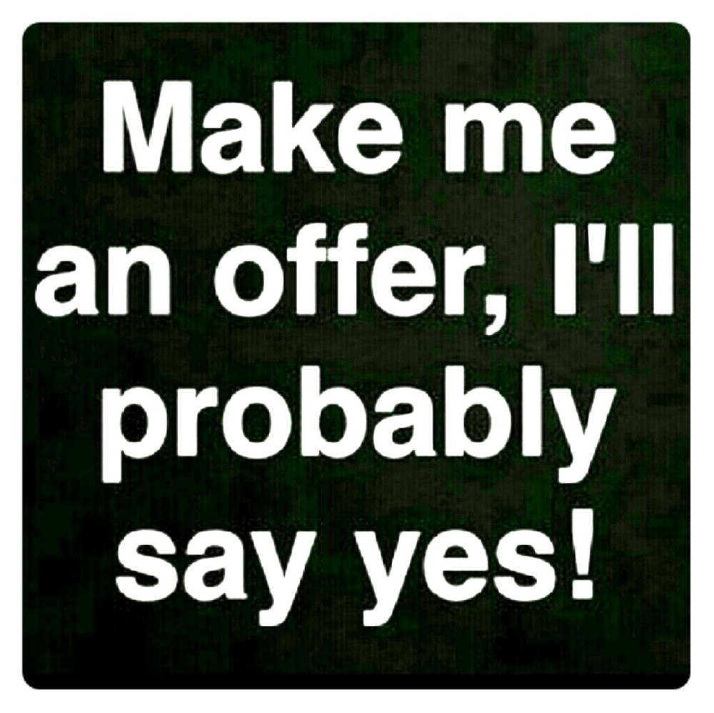 Open to reasonable offers!!